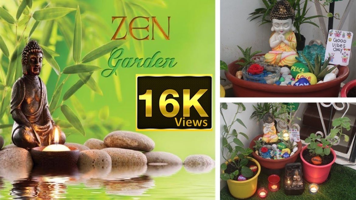 Zen Garden Miniature 🎎|  Buddha Zen Garden 🎋| Aesthetic Home Decor 🏡|  DIY