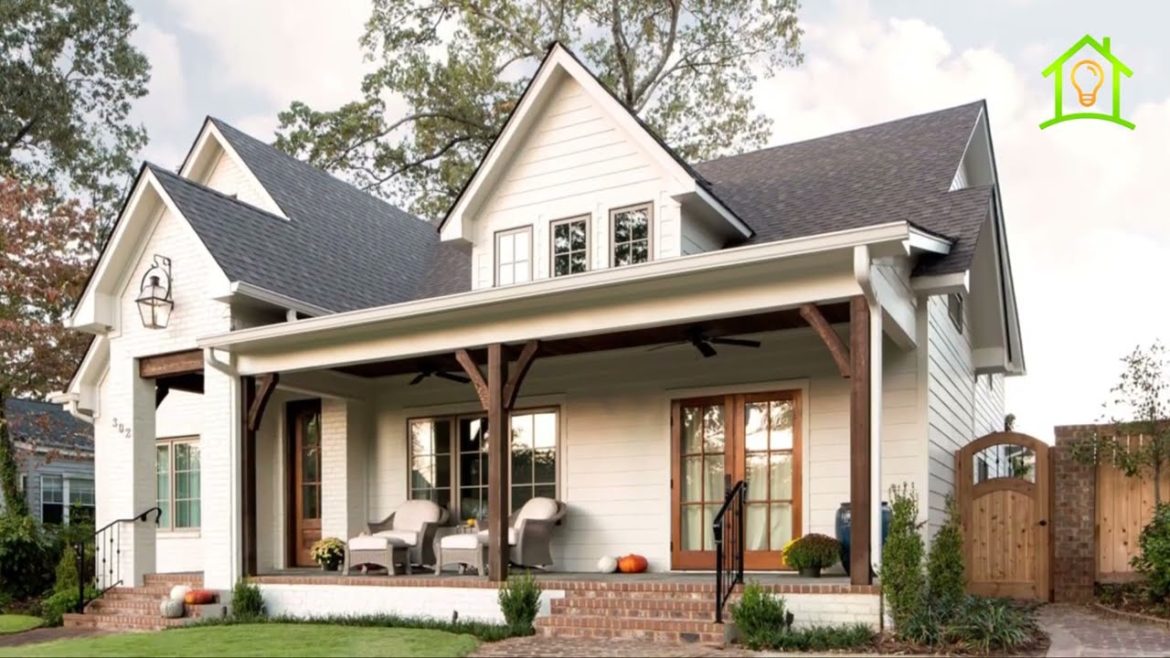 35 Beautiful ideas and projects of American country houses