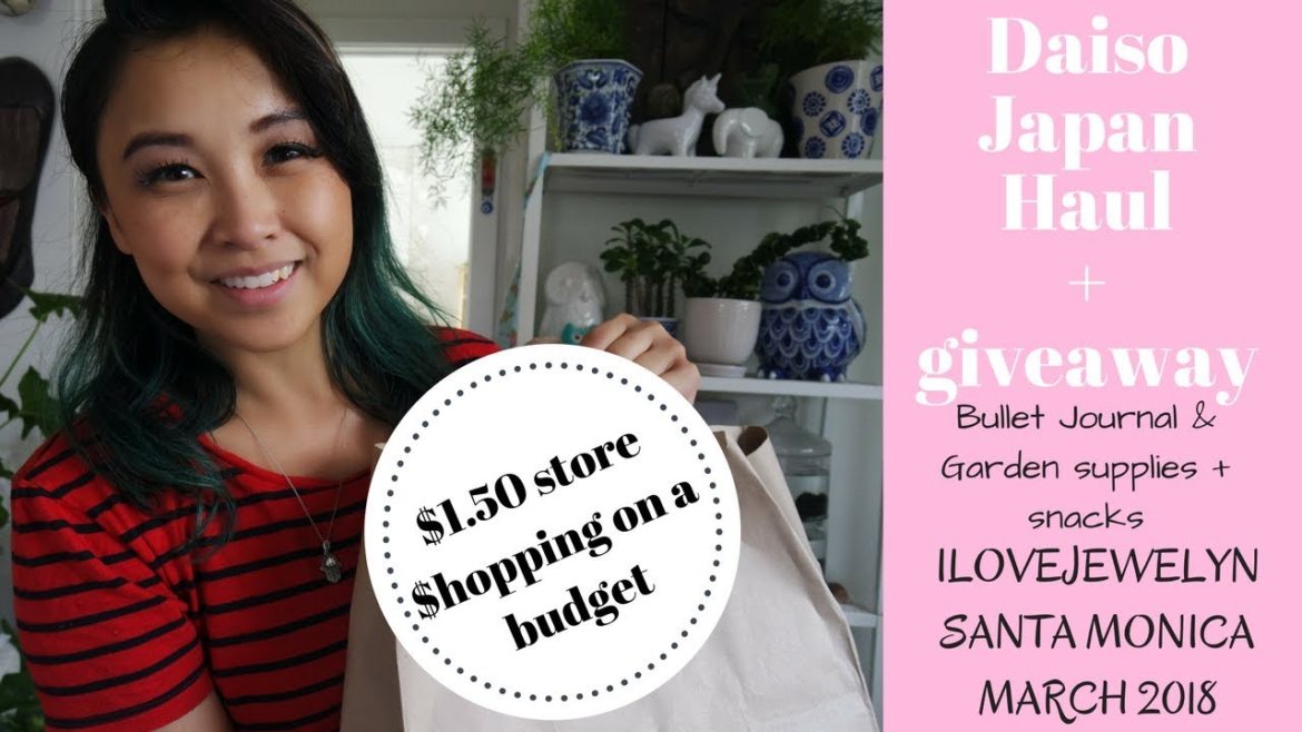 Daiso Japan Haul | Bullet Journal & Garden supplies + closed GIVEAWAY | March 2018 | ILOVEJEWELYN Daiso Japan Haul | Bullet Journal & Garden supplies + closed GIVEAWAY | March 2018 | ILOVEJEWELYN