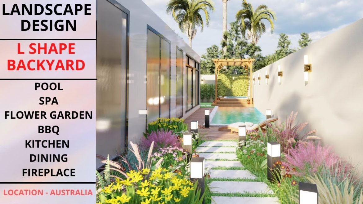 Australia landscape design,Backyard design , Pool with spa Design, Bbq Design, Landscape design