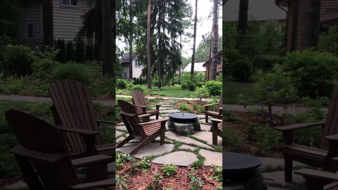 Ландшафтный дизайн зоны кострища #shorts #ландшафтныйдизайн