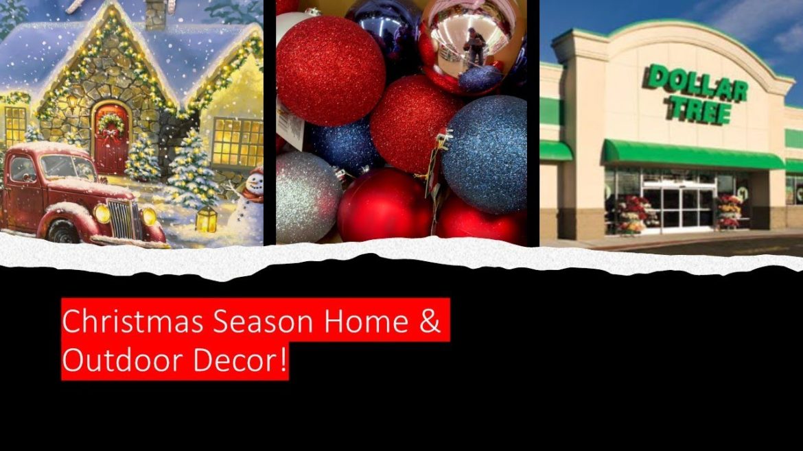 Dollar Tree, NJ | Winter Decorations | CHRISTMAS DECOR 2022 Inventory| Backyard Garden Highlights