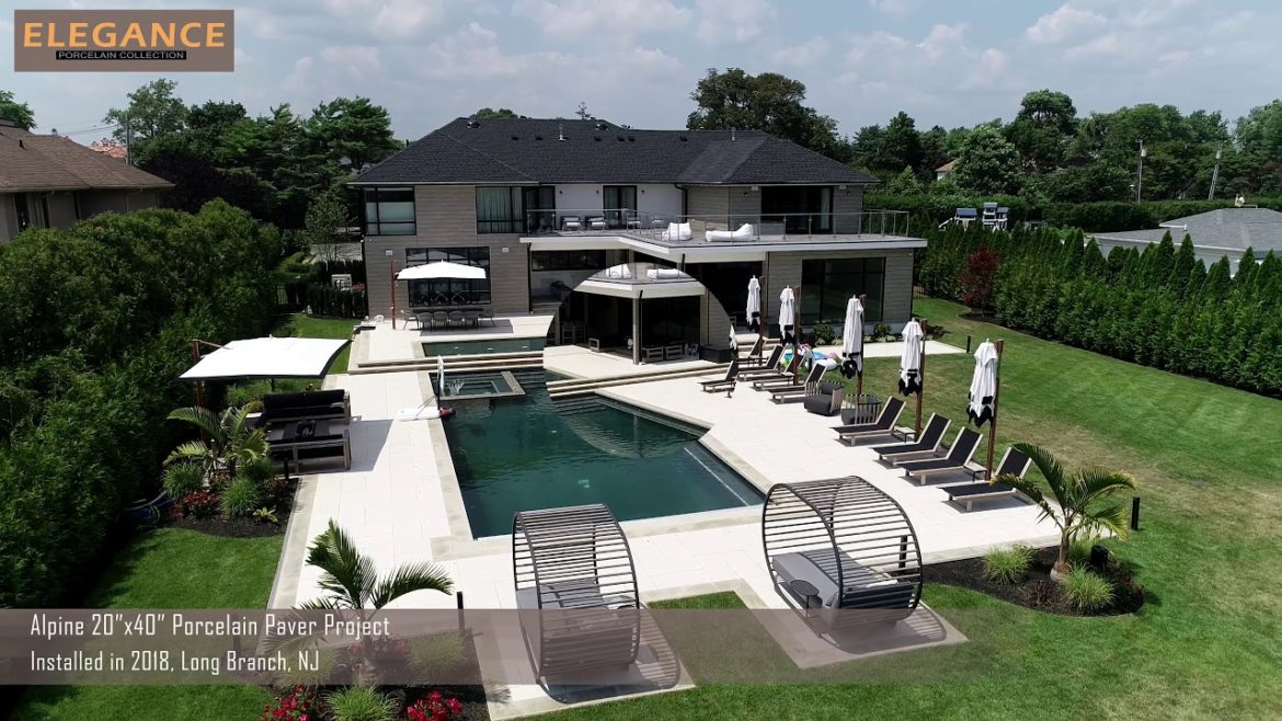 Alpine Porcelain Paver Project in Long Branch -Backyard Makeover, Landscaping Ideas, Pool Coping Alpine Porcelain Paver Project in Long Branch -Backyard Makeover, Landscaping Ideas, Pool Coping