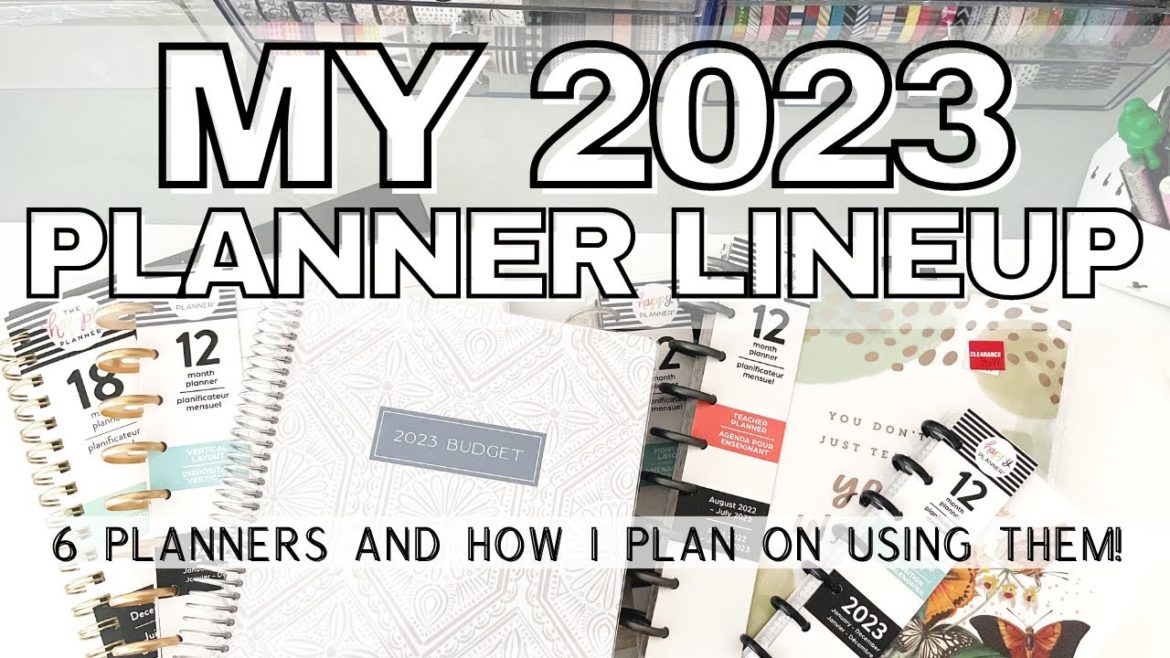 MY 2023 PLANNER LINEUP | 6 PLANNERS AND HOW I PLAN TO USE THEM