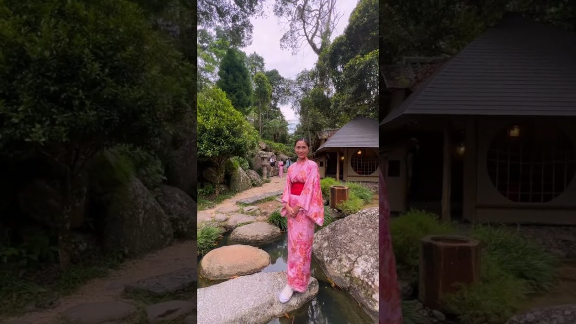 Visit the World's 1st First Japanese Tea House in the Tropical Rainforest #shorts