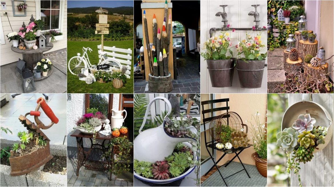 100 Rustic Garden Decoration Ideas | Rustic Decorations | Garden Ideas