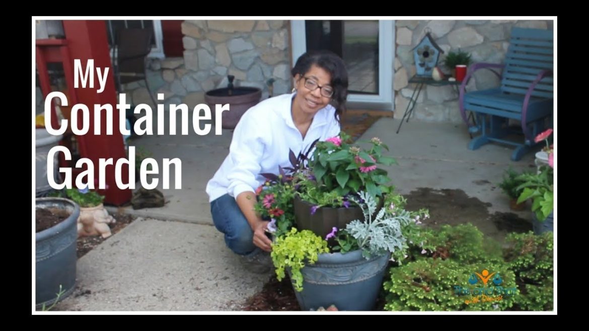 Container Gardening Challenge | My Container Garden | How to Plant a Container Garden
