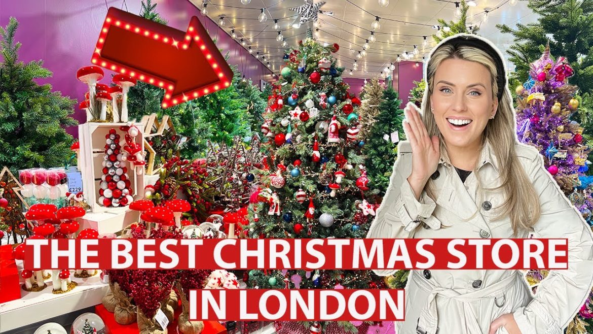 THE BEST CHRISTMAS DECORATION SHOP IN LONDON! Vlogmas 2022 THE BEST CHRISTMAS DECORATION SHOP IN LONDON! Vlogmas 2022