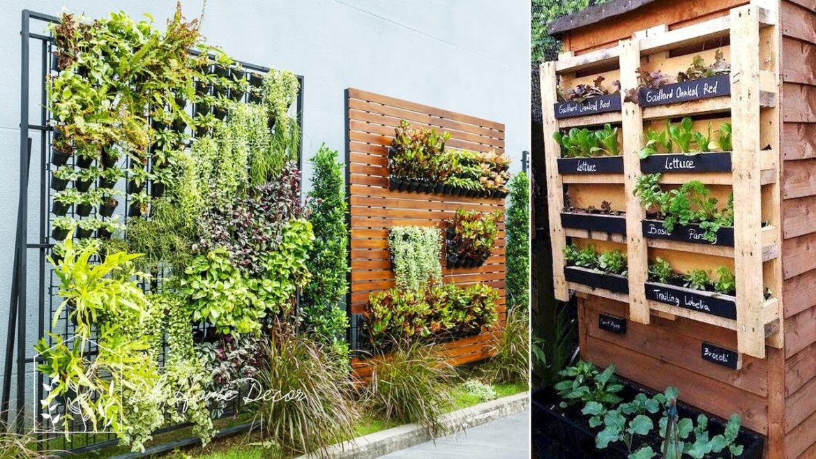 Best 50 Vertical Garden Ideas - Outdoor Vertical Living Wall Planter In 2022