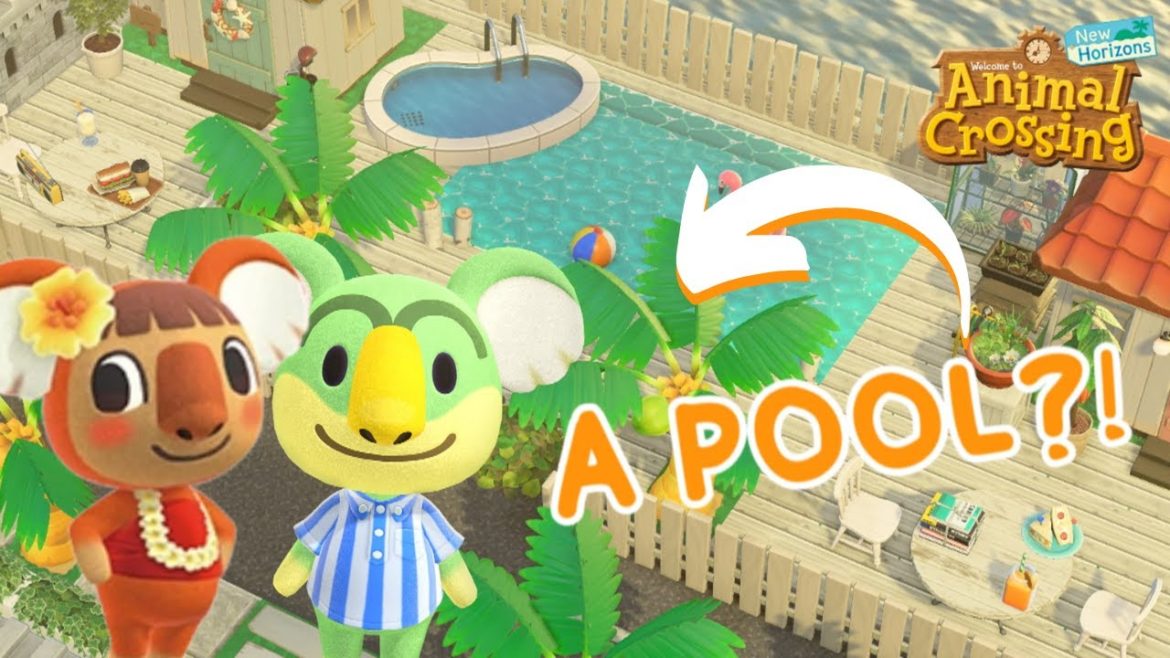 Building My Villagers A SWIMMING POOL | Speed Build | Animal Crossing New Horizons Building My Villagers A SWIMMING POOL | Speed Build | Animal Crossing New Horizons