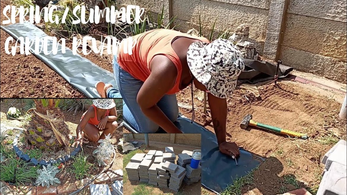 SPRING AND SUMMER FRONT GARDEN REVAMP | South African YouTuber | homemade By Sibo