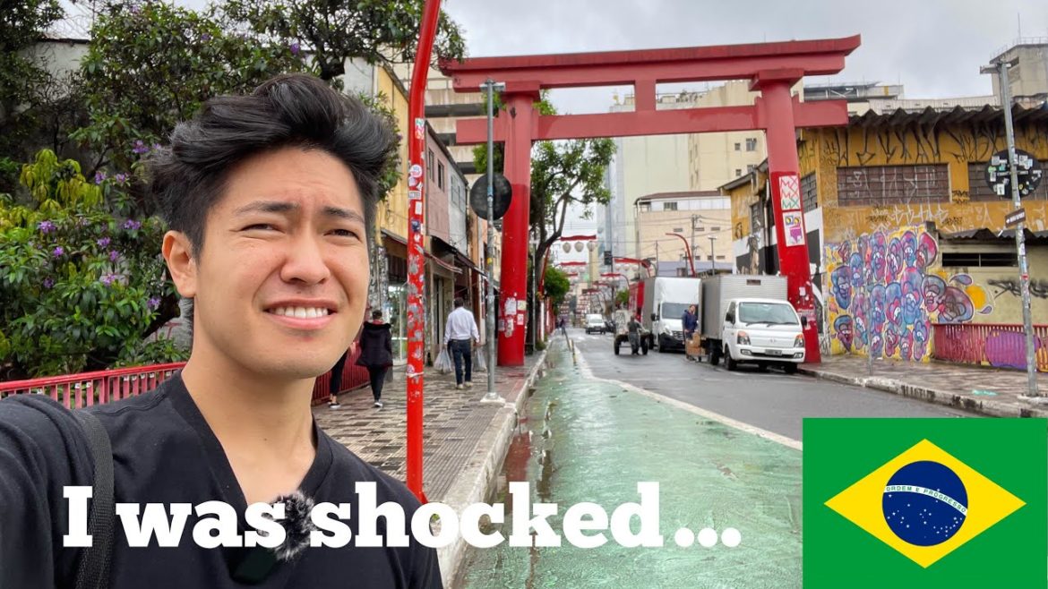 Japanese guy is SHOCKED by Japanese town in São Paulo, Brazil🇧🇷