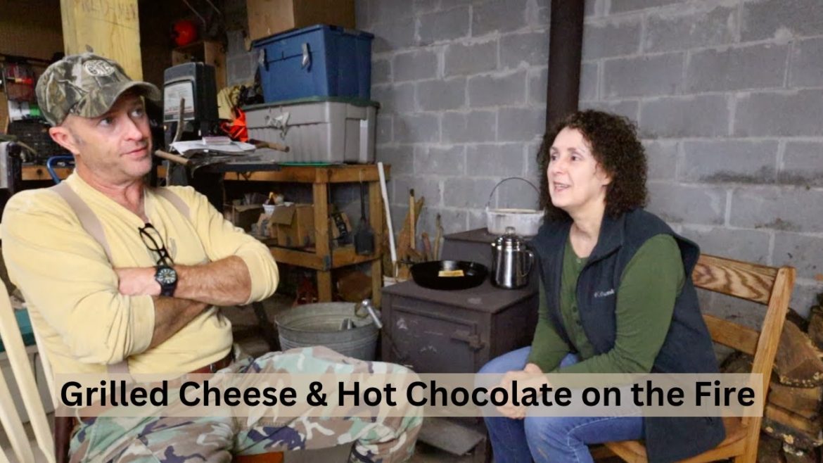 Cleaning out the Greenhouse and Warming by the Fire in Appalachia