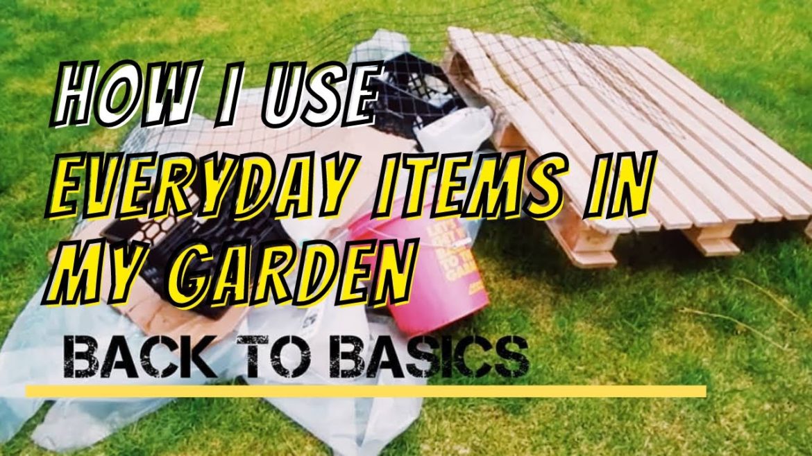 Gardening on a Budget – Gardening with Everyday Items – Back to Basics #gardening Gardening on a Budget - Gardening with Everyday Items - Back to Basics #gardening