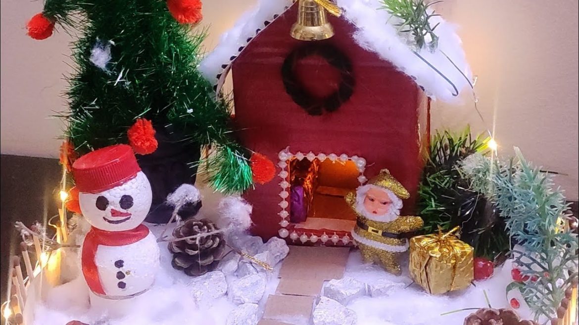 How To Make DIY Miniature Winter Zen Garden| Christmas Decoration Project For School