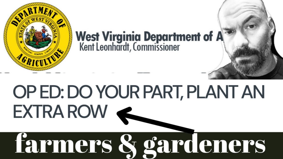 Attention farmers and gardeners: Food shortages and Planting an extra row Attention farmers and gardeners: Food shortages and Planting an extra row