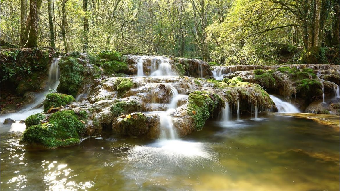 Nature landscape | Waterfalls| Royalty free music | Deep Forast | Nature River