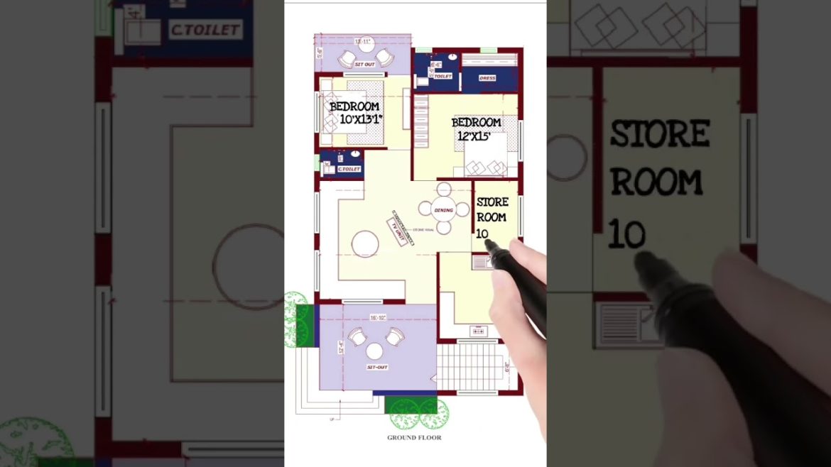 3D floor design | House design | #shorts #house #housedesign #villa #viral #architecture