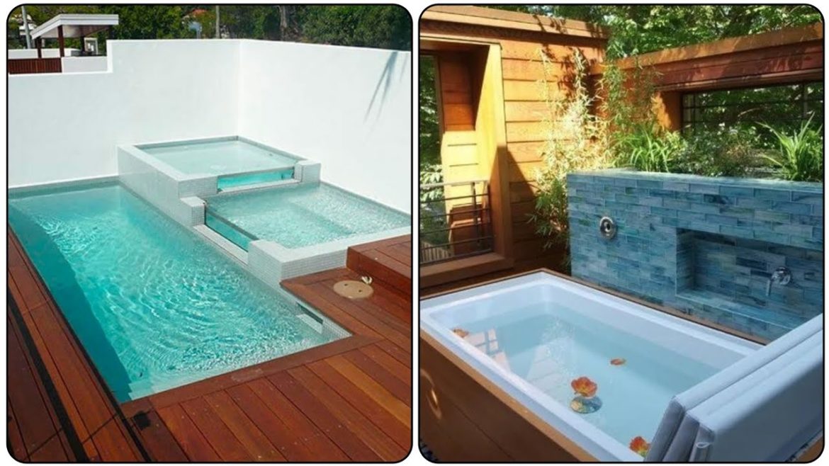 Small Swimming pool design,  diy small pool, mini pool diy,