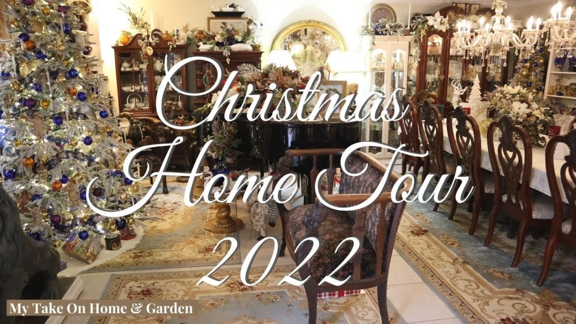 EXTREME CHRISTMAS HOME TOUR 2022 | English Manor Style House | Our ULTIMATE Christmas Home Tour