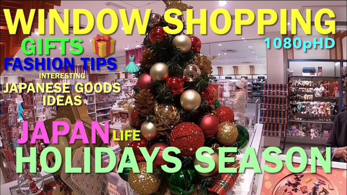 JAPAN DECEMBER Holiday Season WINDOW SHOPPING 🛍Gifts+Fashion Tips PART 1. YR2#58