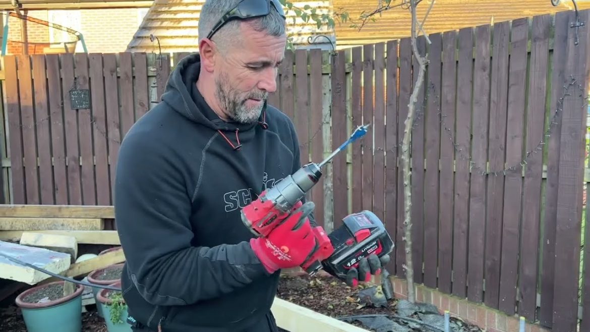 How to build a triangle shaped garden room from the ground up.