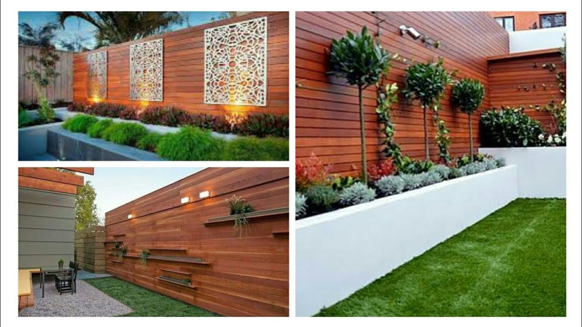Backyard Wooden fence Ideas | Backyard Garden fence privacy Pallet Screens Compound wood Wall Gate