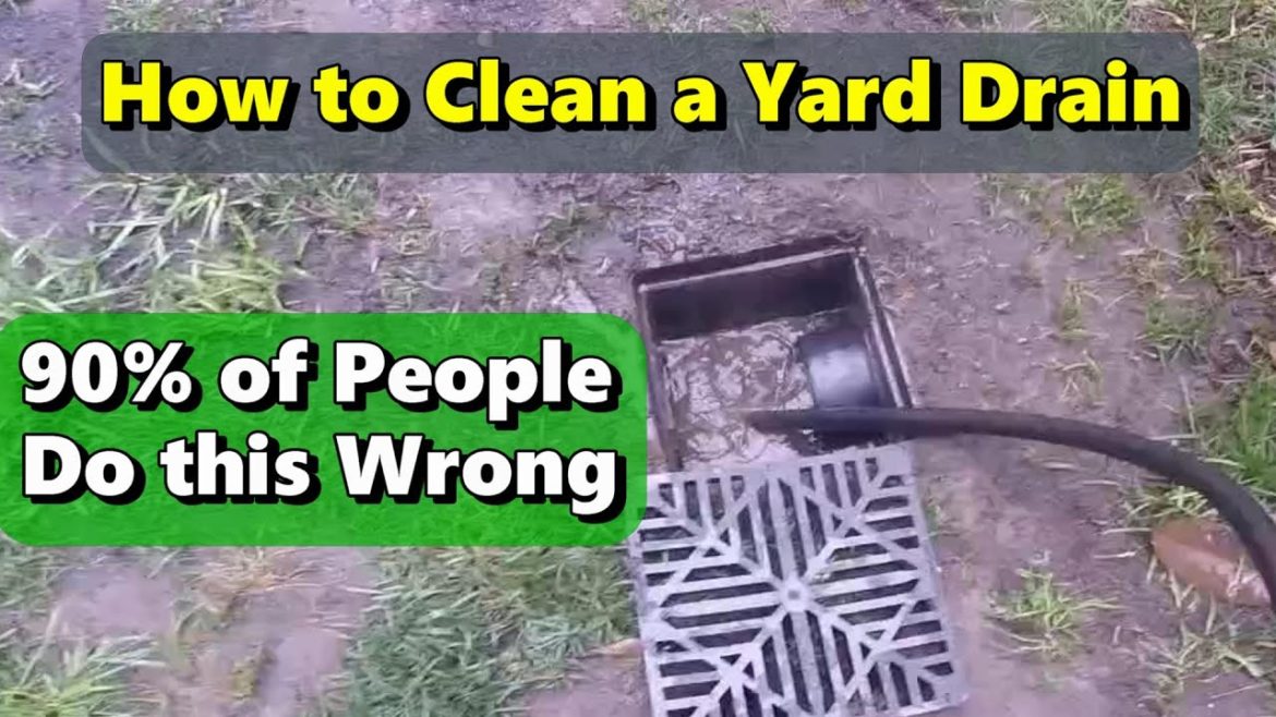 How to Clean a Yard Drain, you need a good drain cleaning machine- Charlotte NC How to Clean a Yard Drain, you need a good drain cleaning machine- Charlotte NC