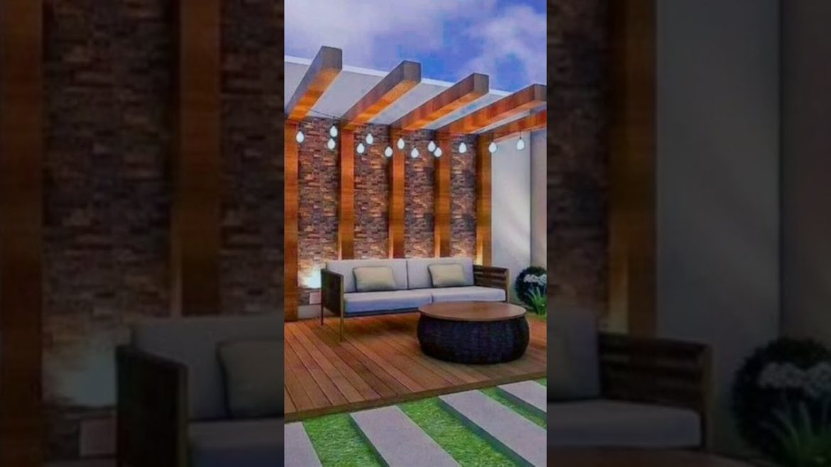 Modren Patio Design Idea's #shorts #youtubeshorts #viralvideo
