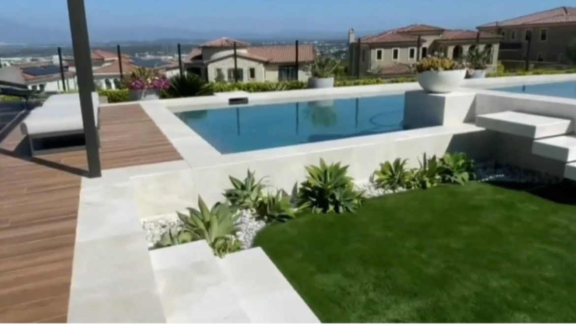 backyard design /Modern house exterior design