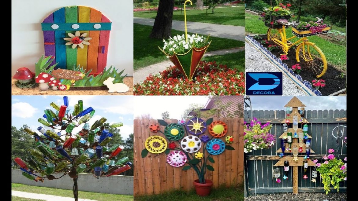 Garden Creative Ideas | Creative Gardening Ideas | Tyre Craft Ideas | Garden Crafts to Make at Home