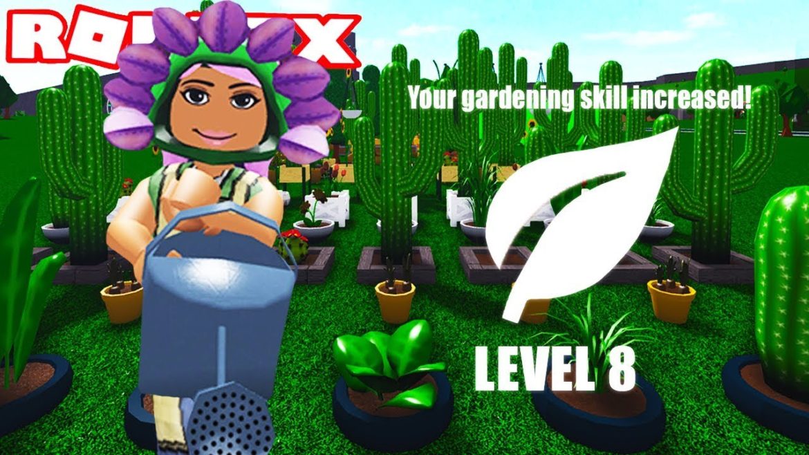 REACHING LEVEL 8 IN GARDENING ON BLOXBURG | Version 0.7.6 | Roblox