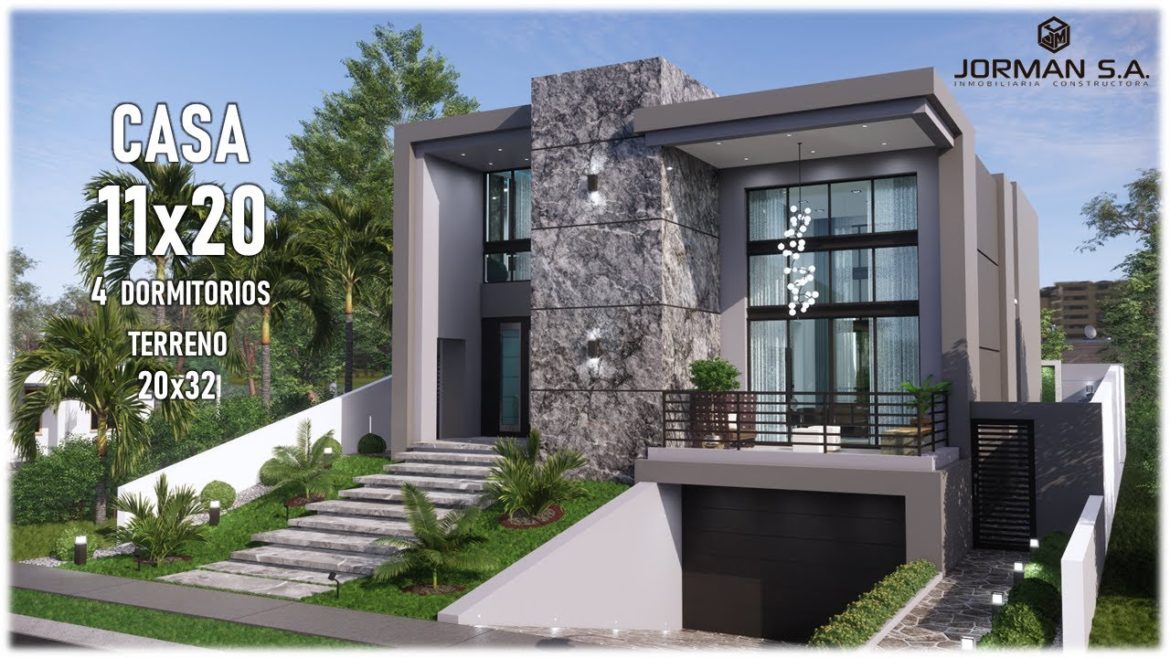 House Design | Modern House Design | 11x20m 2 Storey | 4 Bedrooms House Design | Modern House Design | 11x20m 2 Storey | 4 Bedrooms