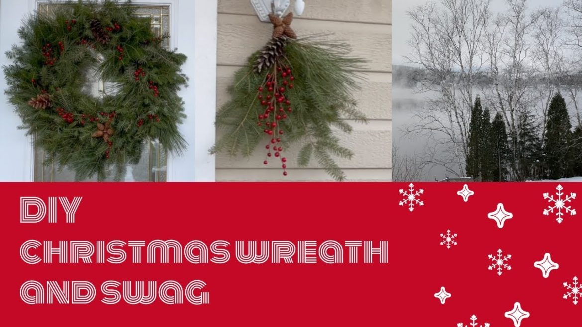 Making a Christmas Wreath and Swag πβοΈ Making a Christmas Wreath and Swag πβοΈ