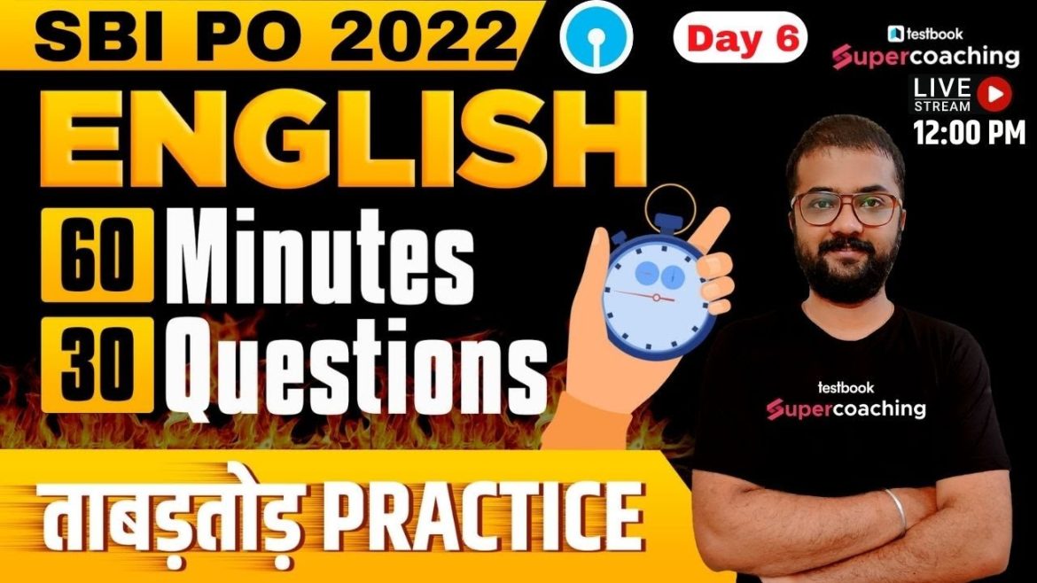SBI PO 2022 | English | SBI PO Pre Practice | Expected Questions For SBI PO | Day 6 | Kaustubh Sir