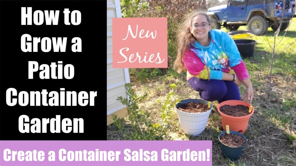 Se 8 Ep 25 : How to Grow a Patio Container Garden : Salsa Garden : Planting your Seeds Se 8 Ep 25 : How to Grow a Patio Container Garden : Salsa Garden : Planting your Seeds