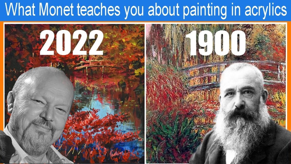 Paint a Monet style Japanese garden in acrylics and discover the techniques of Impressionist art Paint a Monet style Japanese garden in acrylics and discover the techniques of Impressionist art