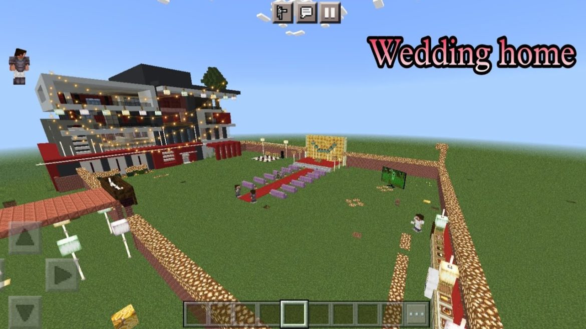 marriage garden  set in minecraft