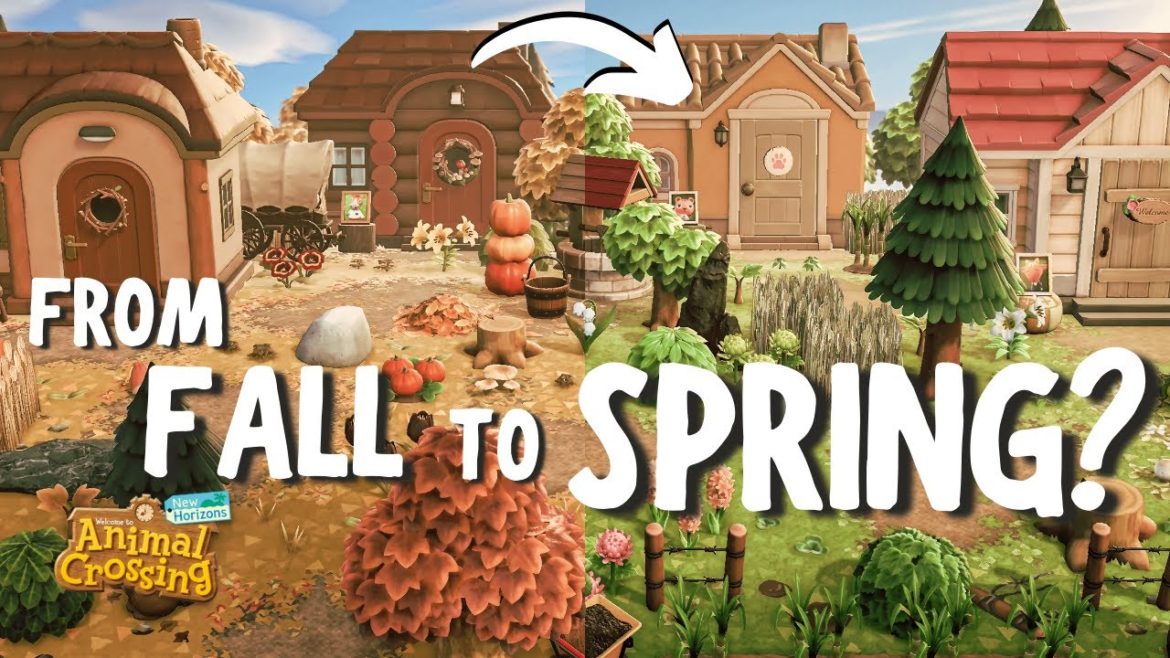 Transforming my FALL ISLAND for SPRING | Animal Crossing: New Horizons Transforming my FALL ISLAND for SPRING | Animal Crossing: New Horizons