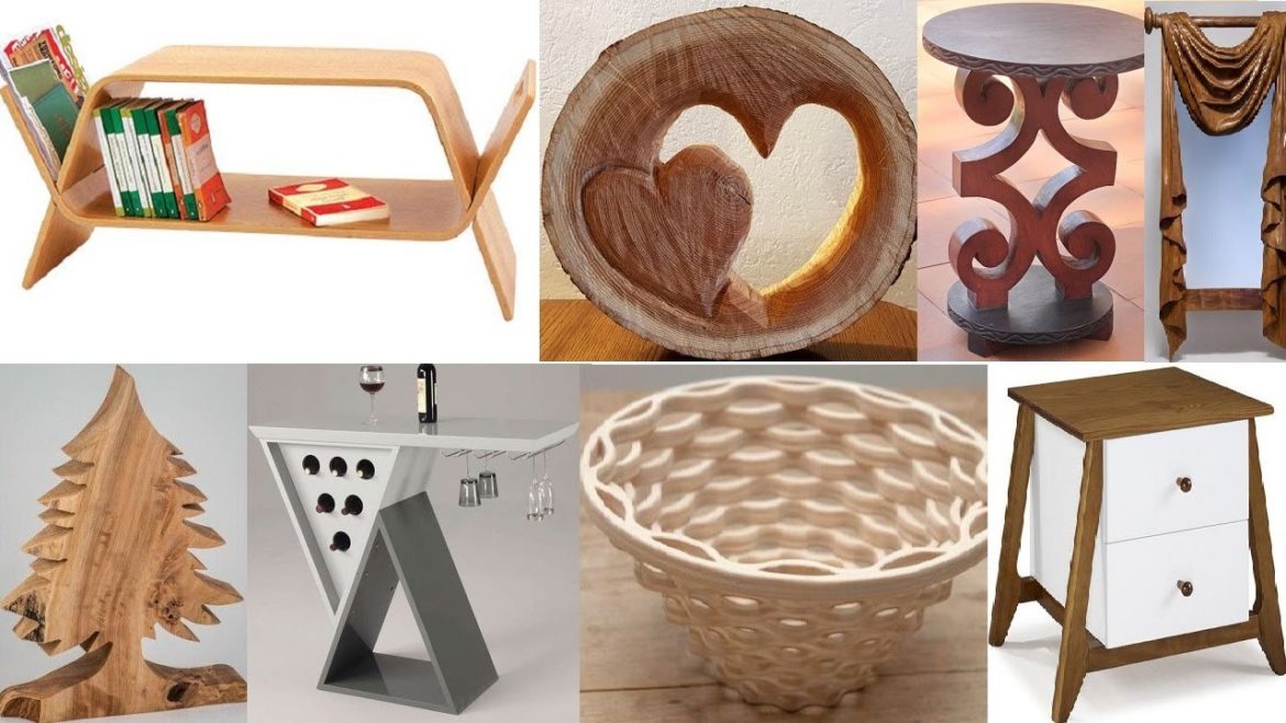 Wood furniture ideas and wooden decorative pieces ideas for home decor /Woodworking project ideas