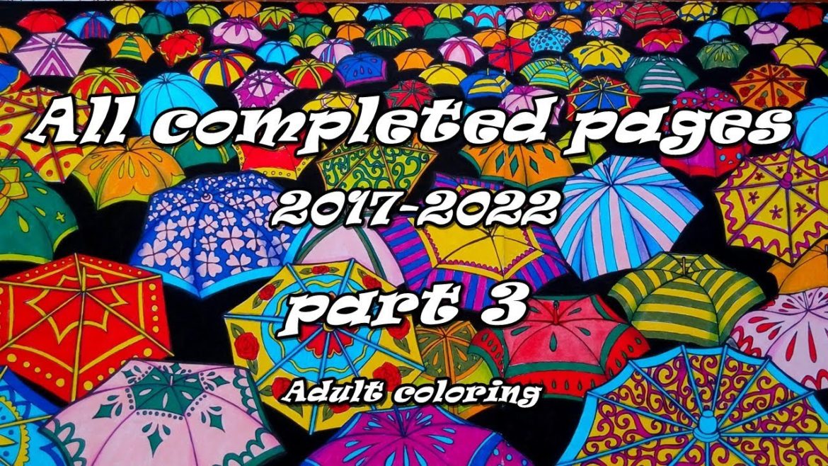 Every page that I've ever colored part 3/ Alan Robert, Tomic, chinese coloring books among others