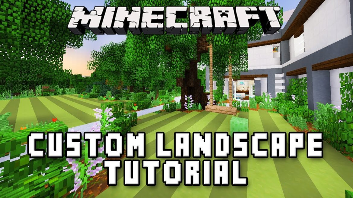 Minecraft Tutorial: Swing Set And Custom Garden Landscape (Modern Build House Ep.34) Minecraft Tutorial: Swing Set And Custom Garden Landscape (Modern Build House Ep.34)