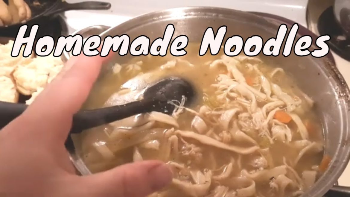 The BEST Chicken Noodle Soup with Homemade Noodles || How To Make Chicken Noodle Soup From Scratch