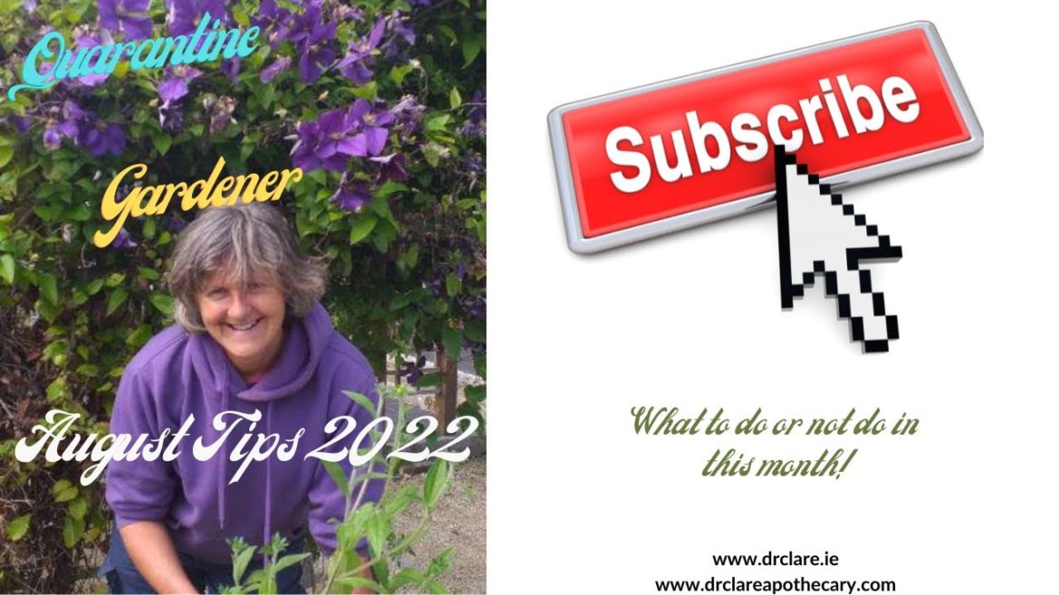 August Tip- Gardening with the Quarantine Gardener