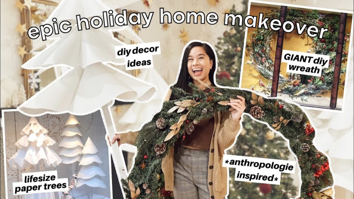 EPIC LIVING ROOM HOLIDAY DISPLAY MAKEOVER! turning my home into a winter wonderland EPIC LIVING ROOM HOLIDAY DISPLAY MAKEOVER! *turning my home into a winter wonderland*