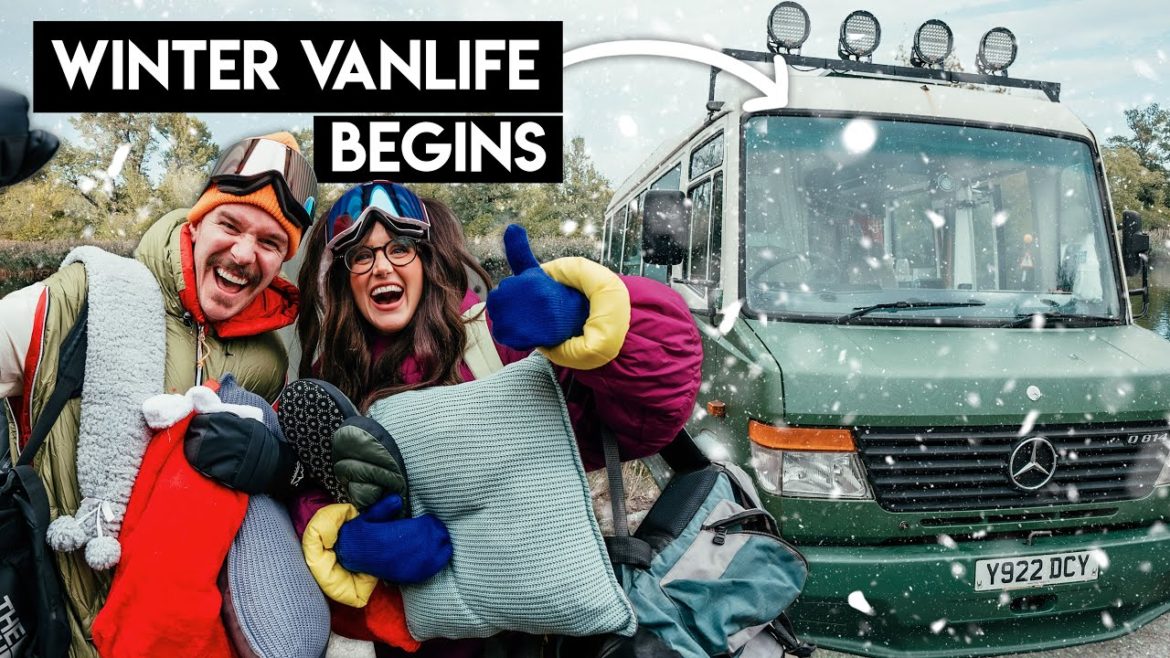 We're MOVING into the van, WINTER VAN LIFE begins NOW! ❄️