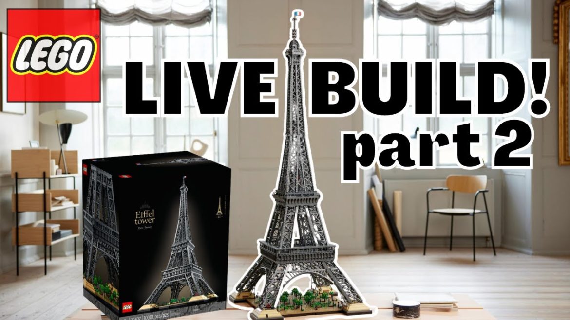 🔴 LEGO Eiffel Tower Icons 10307 Live Build Box 2!