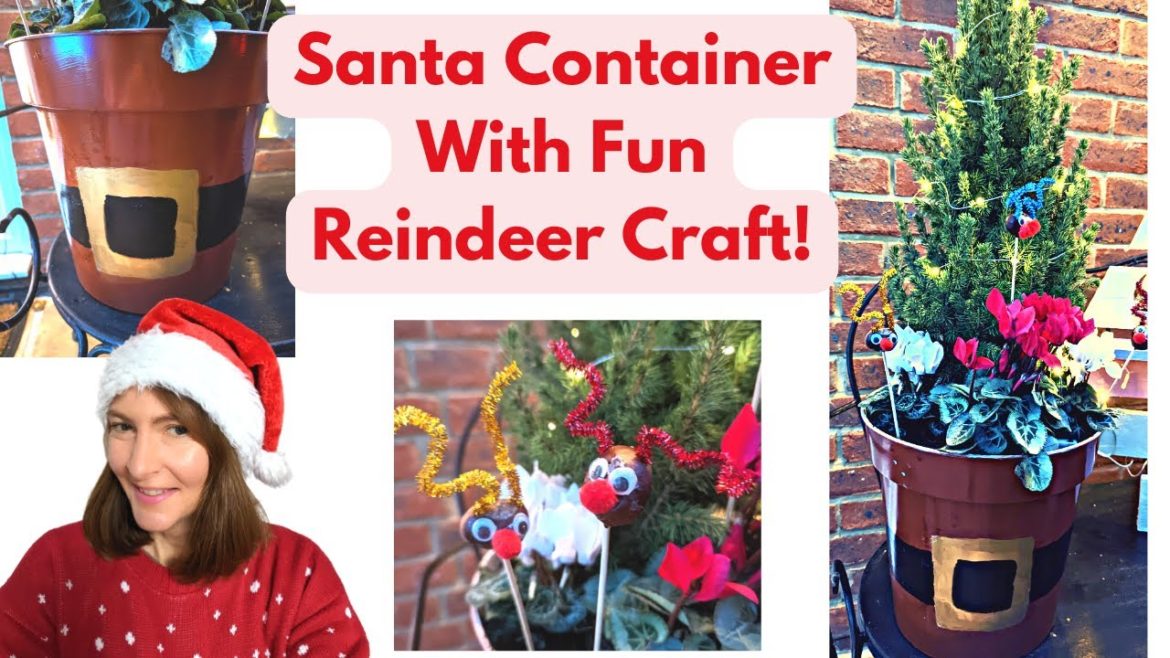 FUN DIY SANTA CONTAINER! #shorts #christmas