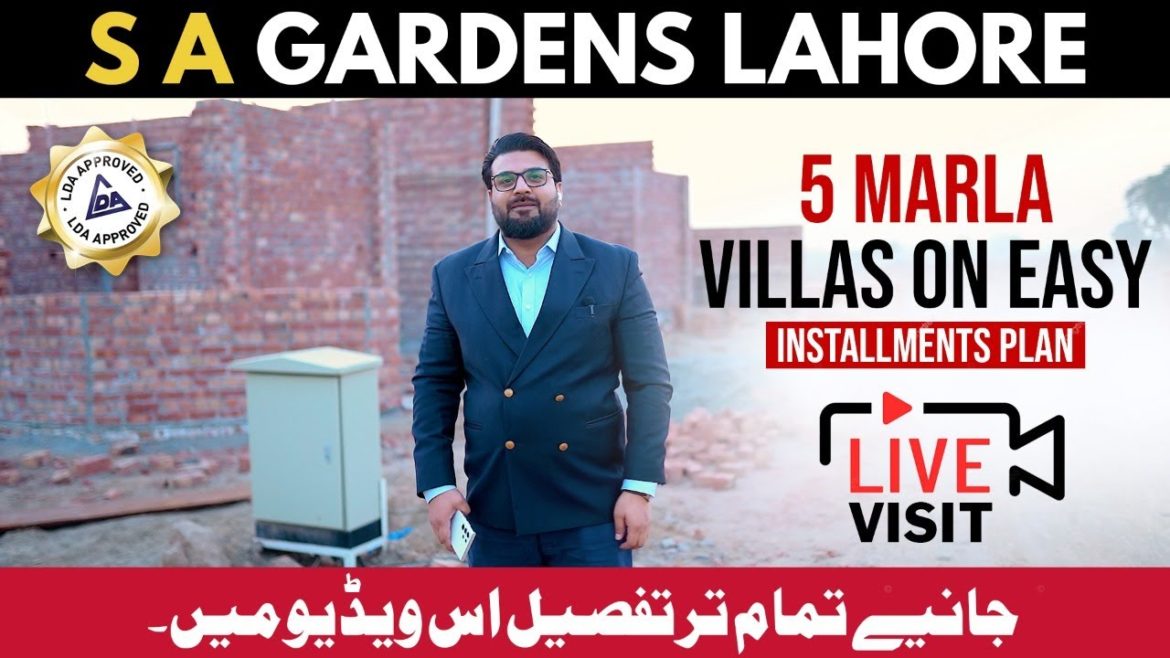 SA Gardens Lahore | ๐ณ๐ฐ๐ฝ๐ฌ ๐ฝ๐ฐ๐บ๐ฐ๐ป | 5 Marla Villas On Installments | LDA Approved | Best Investment SA Gardens Lahore | ๐ณ๐ฐ๐ฝ๐ฌ ๐ฝ๐ฐ๐บ๐ฐ๐ป | 5 Marla Villas On Installments | LDA Approved | Best Investment