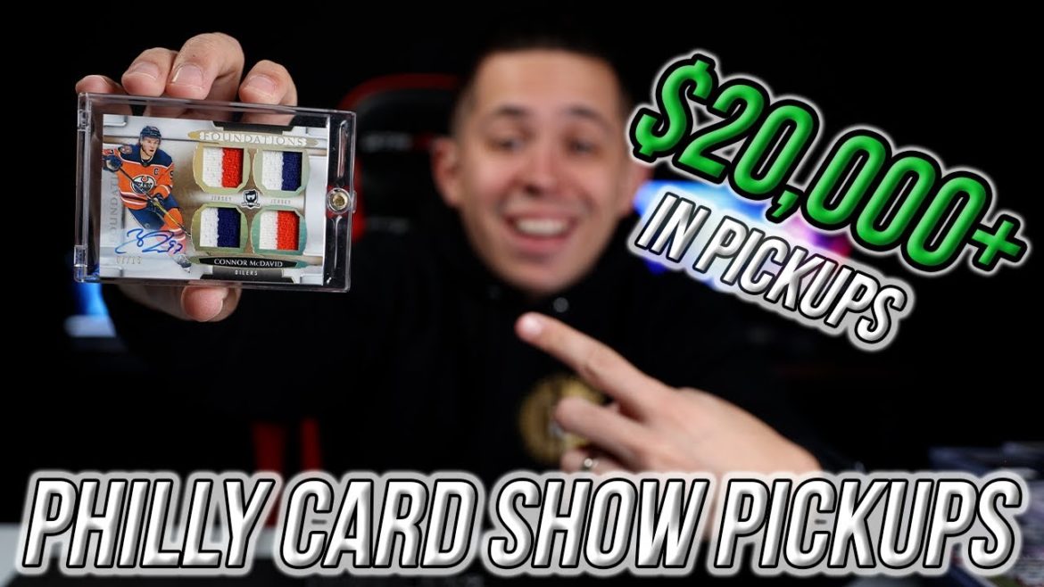 I SPENT $20,000 AT THE PHILLY SPORTS CARD SHOW 🤯
